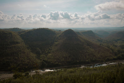 Scenic view of landscape against sky