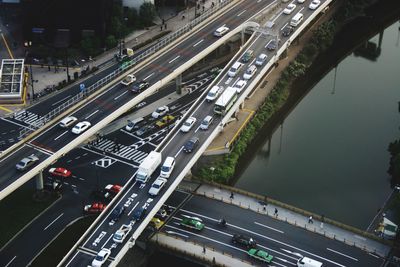 Traffic on road