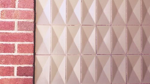 Close-up of patterned wall