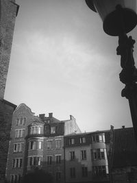 Low angle view of building against sky