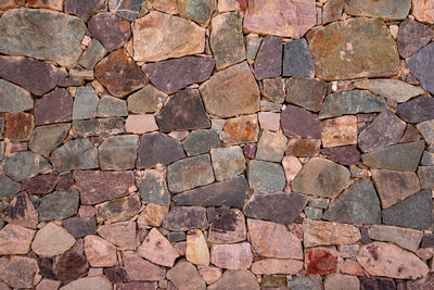 Full frame shot of stone wall