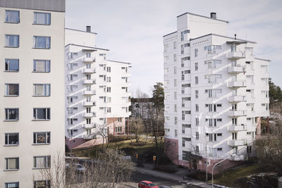 View of blocks of flats