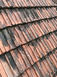 Full frame shot of roof tiles