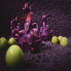 Close-up of fruits on table