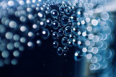 Close-up of bubbles