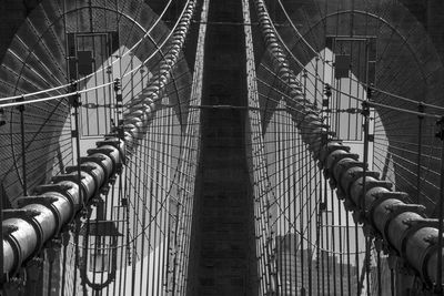 Architectural detail of brooklyn bridge