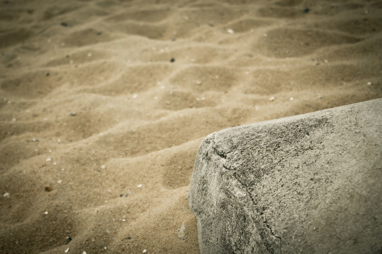 Concrete and sand