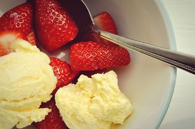 Close-up of strawberries