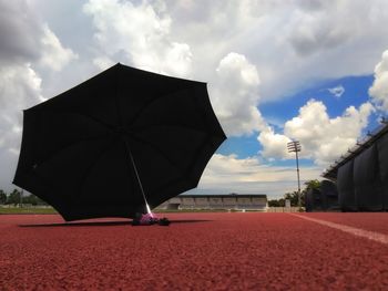Umbrella against sky
