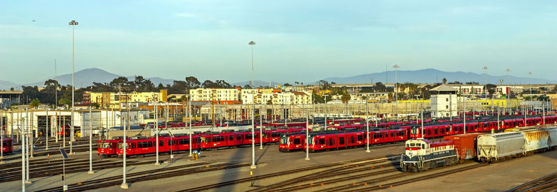 Top view of the san diego tramway park, california,united states.