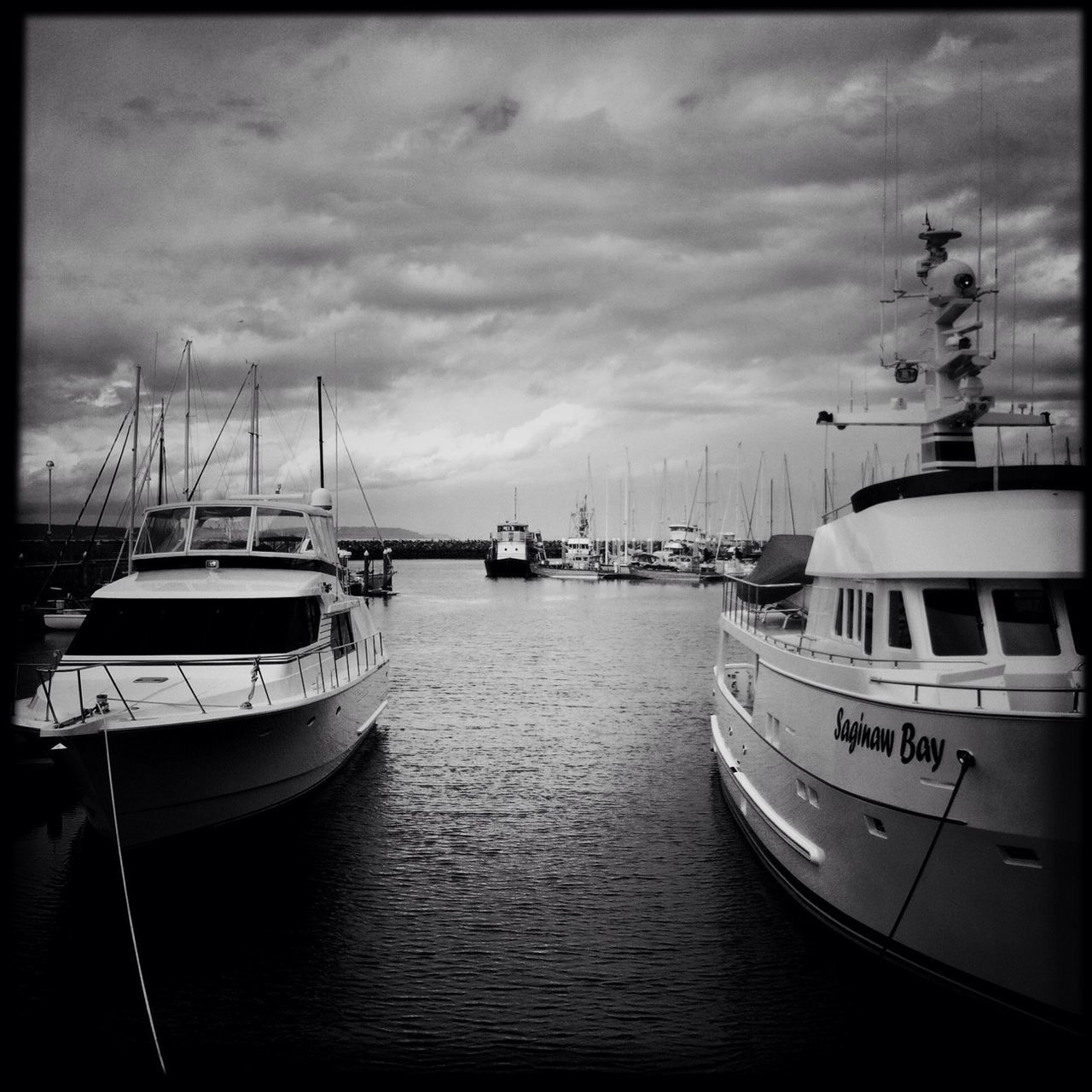 nautical vessel, transportation, boat, mode of transport, moored, water, sky, sea, mast, sailboat, waterfront, cloud - sky, travel, nature, cloud, yacht, tranquil scene, outdoors, sailing, tranquility