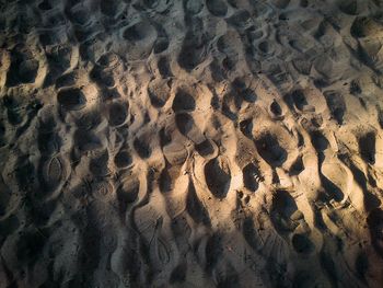 Full frame shot of sandy beach