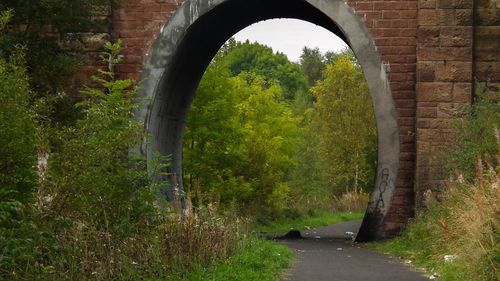 Archway in tunnel