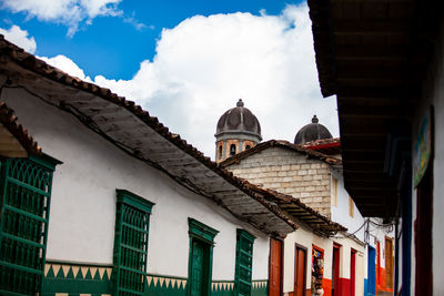 Beautiful streets of the colonial town of concepcion in antioquia, colombia.