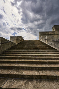 Low angle view of building against sky