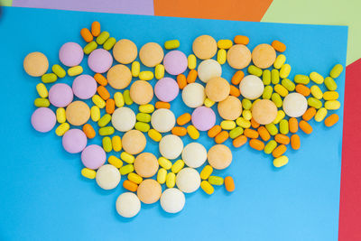 large group of objects