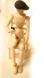 Close-up of figurine sculpture