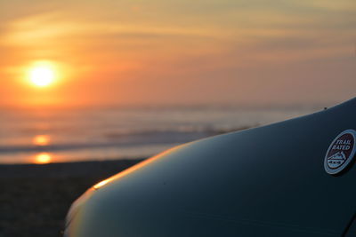 Scenic view of sunset