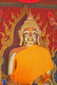 Close-up of buddha statue