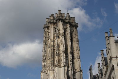 Low angle view of historical building against sky