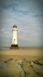 Lighthouse on beach