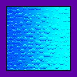 Full frame shot of blue glass window in swimming pool