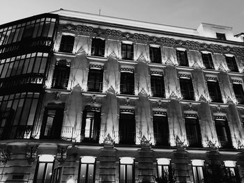 Low angle view of building against sky