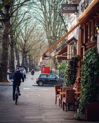 View of city street