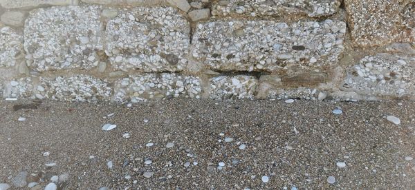 Close-up of stone wall