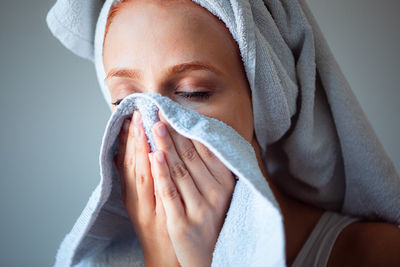 Portrait of mature woman