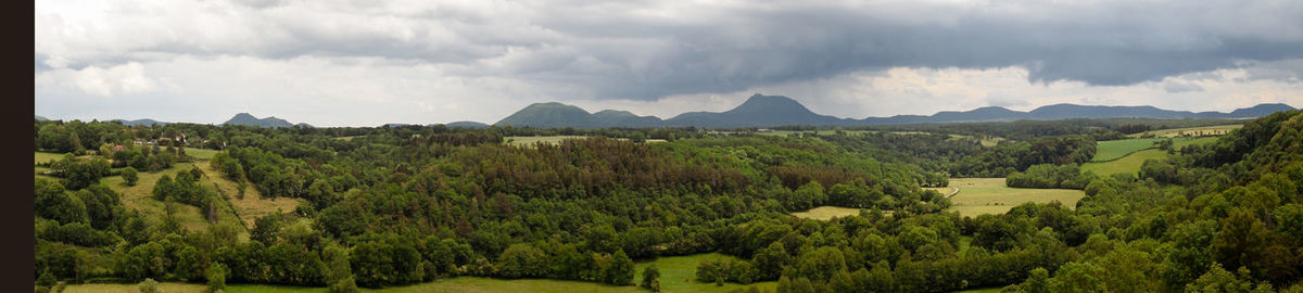 Panoramic view of landscape against sky