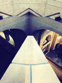 Low angle view of modern building
