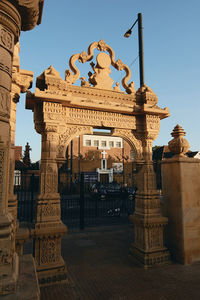 Low angle view of a temple