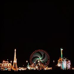 Ferris wheel at night