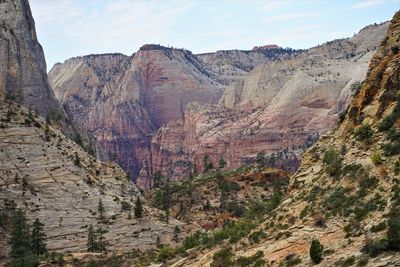 View of rocky mountains