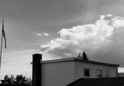 Low angle view of building against sky