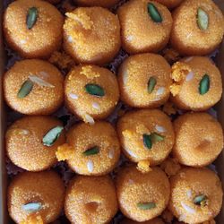 Full frame shot of cupcakes