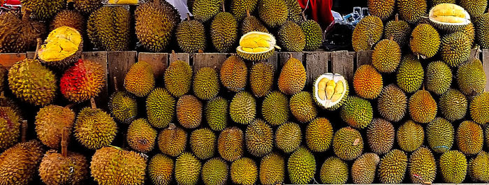 Full frame shot of fruits for sale at market stall