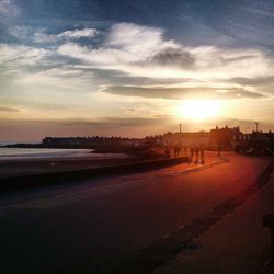 Scenic view of sky at sunset