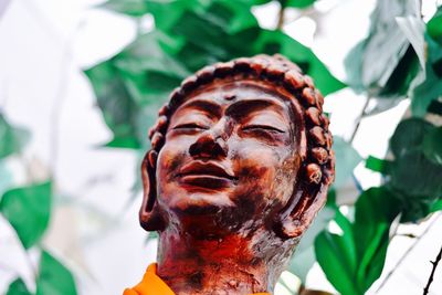 Close-up of buddha statue