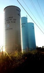 Low angle view of built structure against sky