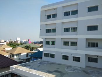 Residential building against sky