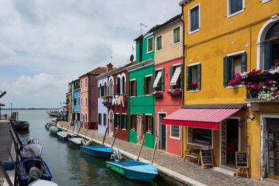 View of buildings in city