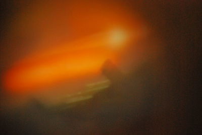 Close-up of orange sky