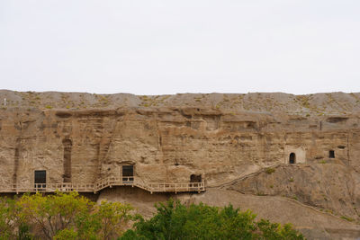 Old ruins against clear sky