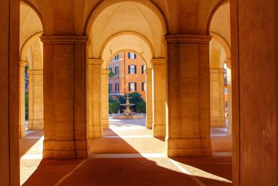 Corridor of building