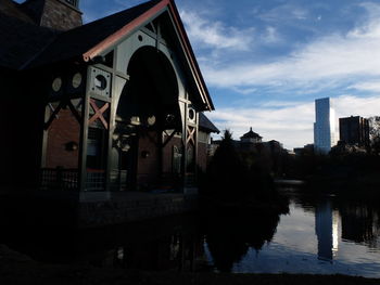 River with buildings in background