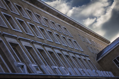 Low angle view of building against sky