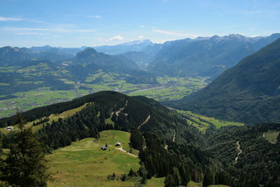 Scenic view of mountains