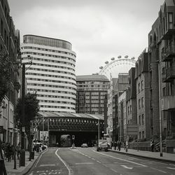 View of buildings in city